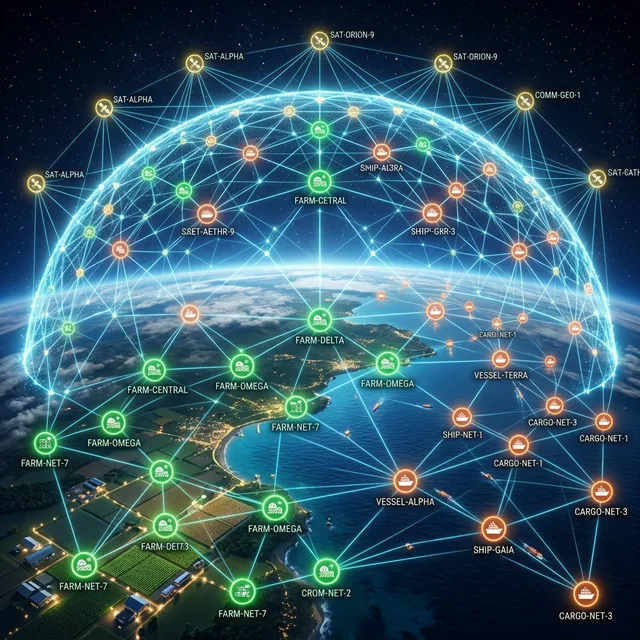 A robust ecosystem of satellite operators, maritime logistics leaders, and international food policy organizations colla - Image 2